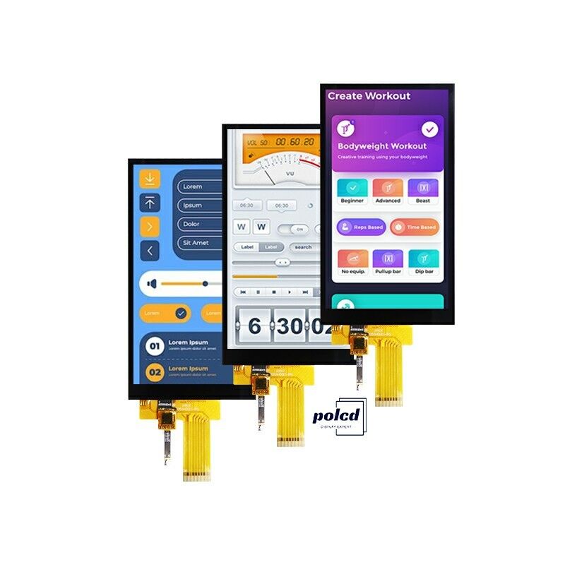 Polcd 5.5 pollici IPS TFT LCD 720x1280 Full Viewing Angle con interfaccia MIPI Modulo di visualizzazione LCD