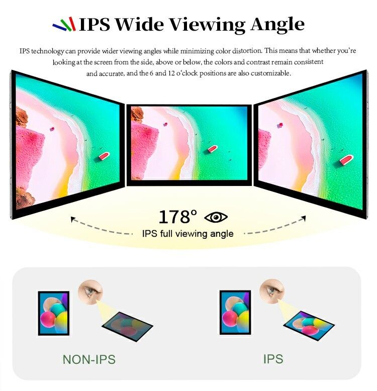 Polcd Alta luminosità 500nit 2,8 pollici schermo LCD 240x320 IPS tutti gli angoli di visione CTP Capacitive Touch TFT Display