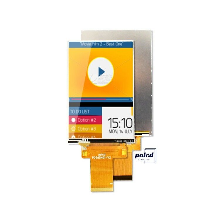 Polcd Custom 3,95 pollici 320x480 Ips Tft Lcd interfaccia RGB Modulo di visualizzazione a cristallo liquido con touch