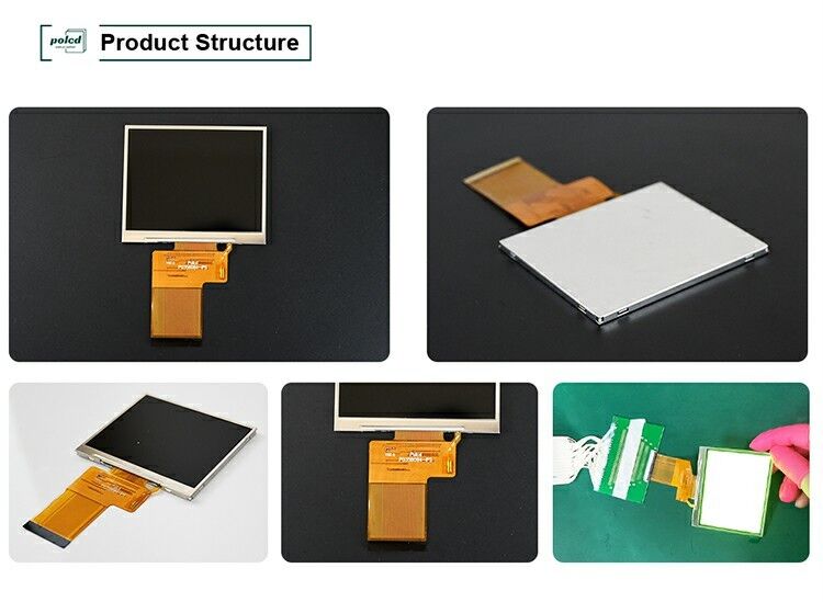 Polcd 3,5 pollici 320x240 Full Color TFT Display ST7272A drive ic IPS View Angle Display LCD a 54 pin