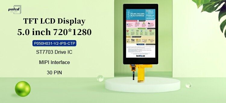 Polcd 5 pollici Industrial Touch LCD IPS Grande angolo di visione ST7703 ic 5 pollici 720x1280 TFT pannello LCD