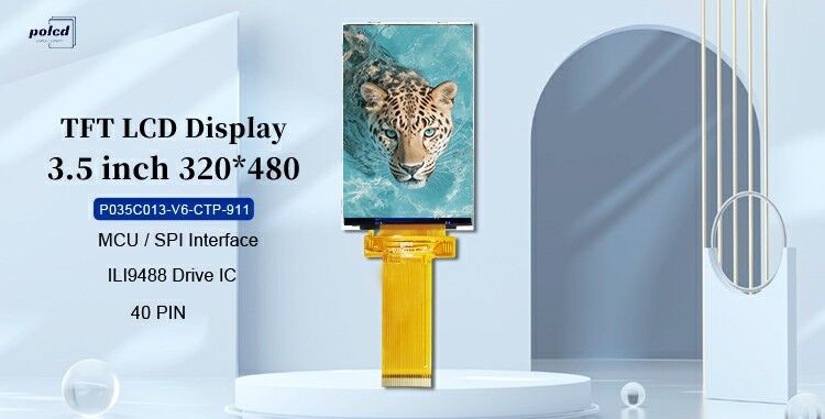 Polcd 3,5 pollici LCD Touch Display Screen 320 * 480 SPI Interfaccia MCU IPS full view Touch Module