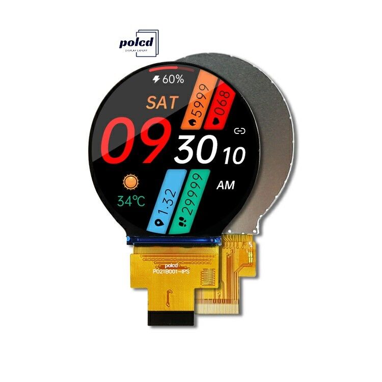 Polcd 2,1 pollici IPS Piccolo LCD rotondo 480*480 interfaccia Mipi ST7701S Circolo Circolare TFT Display Module