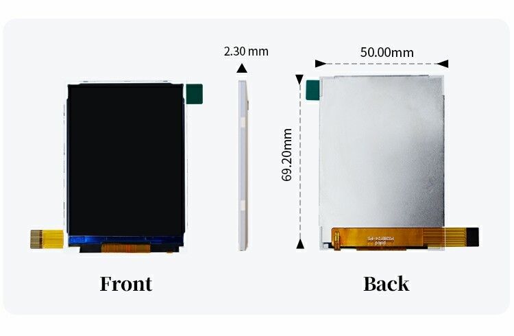 Polcd 2,8 pollici LCD Modulo 240x320 ST7789V SPI Interfaccia 14 pin 2,8 TFT Display Screen LCD