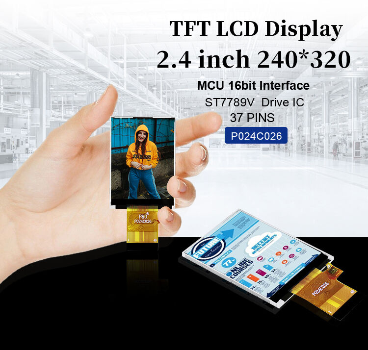 Polcd 320 Nit Display LCD Tft da 2,4 pollici ST7789V 240x320 Risoluzione Lcm