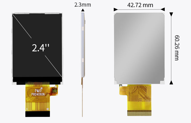 Polcd ST7789V Display LCD da 2,4 pollici 12 0'CLOCK 240x320