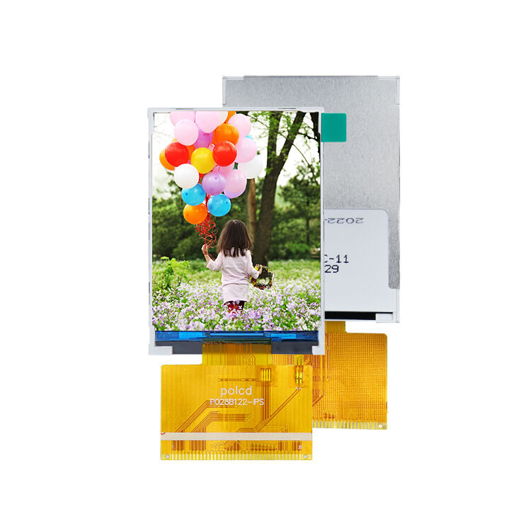 Polcd a colori da 2,8 pollici 240x320 piccolo display TFT RGB schermo IPS tutta la visualizzazione