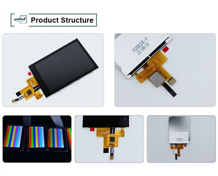 2.8 pollici 178° Ips Tft Touch Screen Capacitive Full View Angle Spi Interfaccia