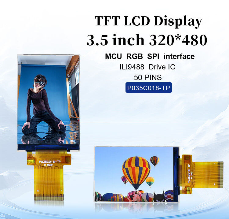 Polcd Mcu Rgb Spi interfaccia Tft LCD touch screen ILI9488 3,5 pollici Tft LCD 320x480