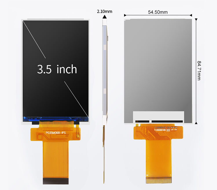 Display LCD TFT Polcd da 3,5 pollici 320*480 Moduli schermo LCD IPS Full View per sveglia