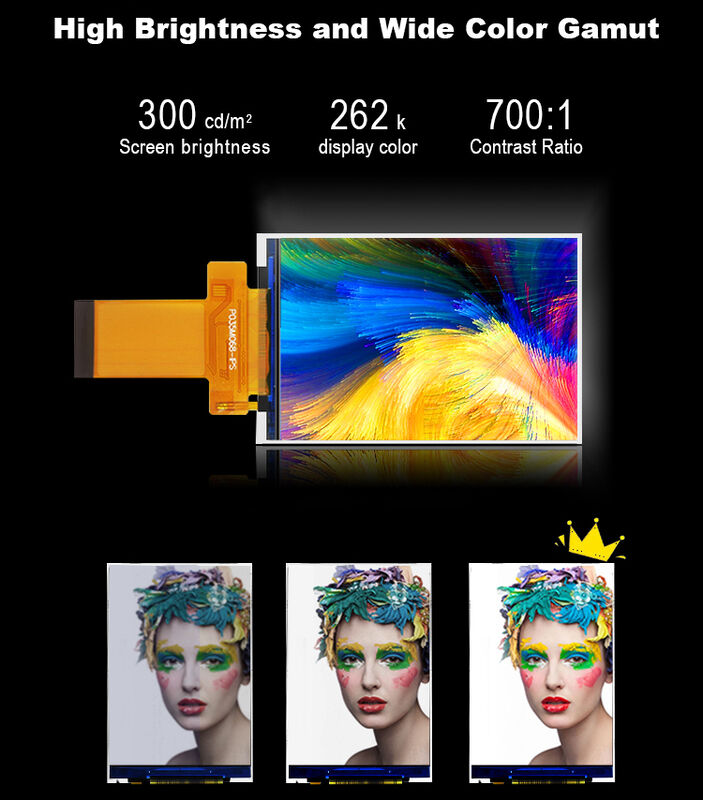 Polcd Colorato 3,5 pollici 320x480 Colore Tocco Capacitivo IPS Angolo di visione Moduli di pannello TFT-LCD