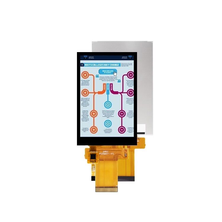 Schermo tattile capacitivo in vetro sottile Polcd da 3,5 pollici IPS 320x480 Smart TFT LCD per prodotti elettronici