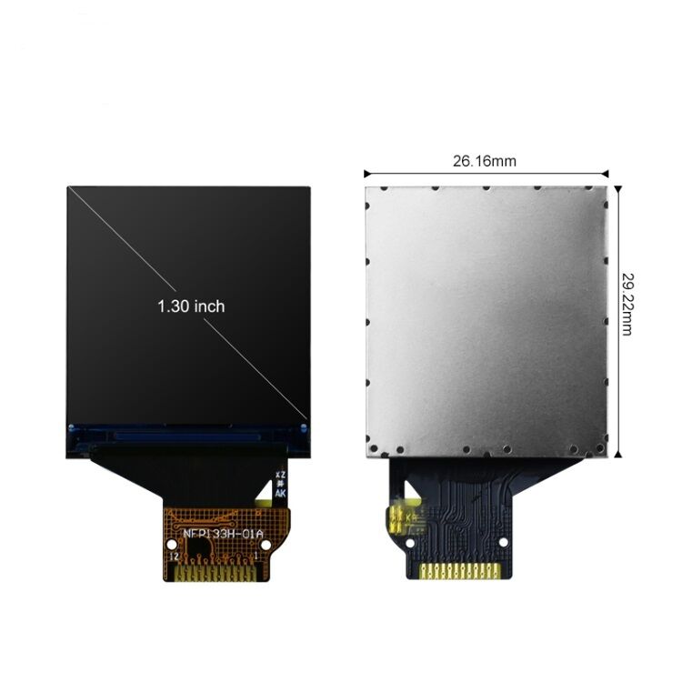 Schermo LCD quadrato ad alta risoluzione Polcd da 1,3 pollici per dispositivi indossabili 240x240 SPI ST7789V IPS Tft Lcd Display