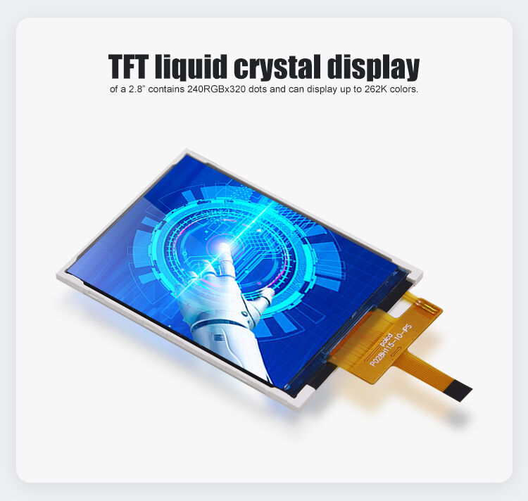 Polcd Modulo LCM schermo IPS da 2,8 pollici Interfaccia SPI 240x320 ST7789V Display LCD TFT ad alta luminosità