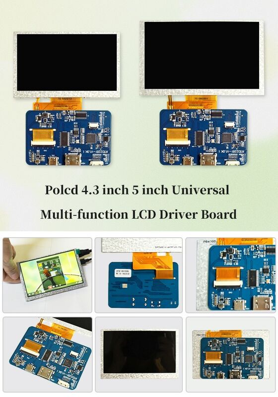 Polcd RTD2281 LCD Driver Board 5 4,3 pollici HDM-I 800x480 Touch Screen TFT Display Module per Raspberry Pi