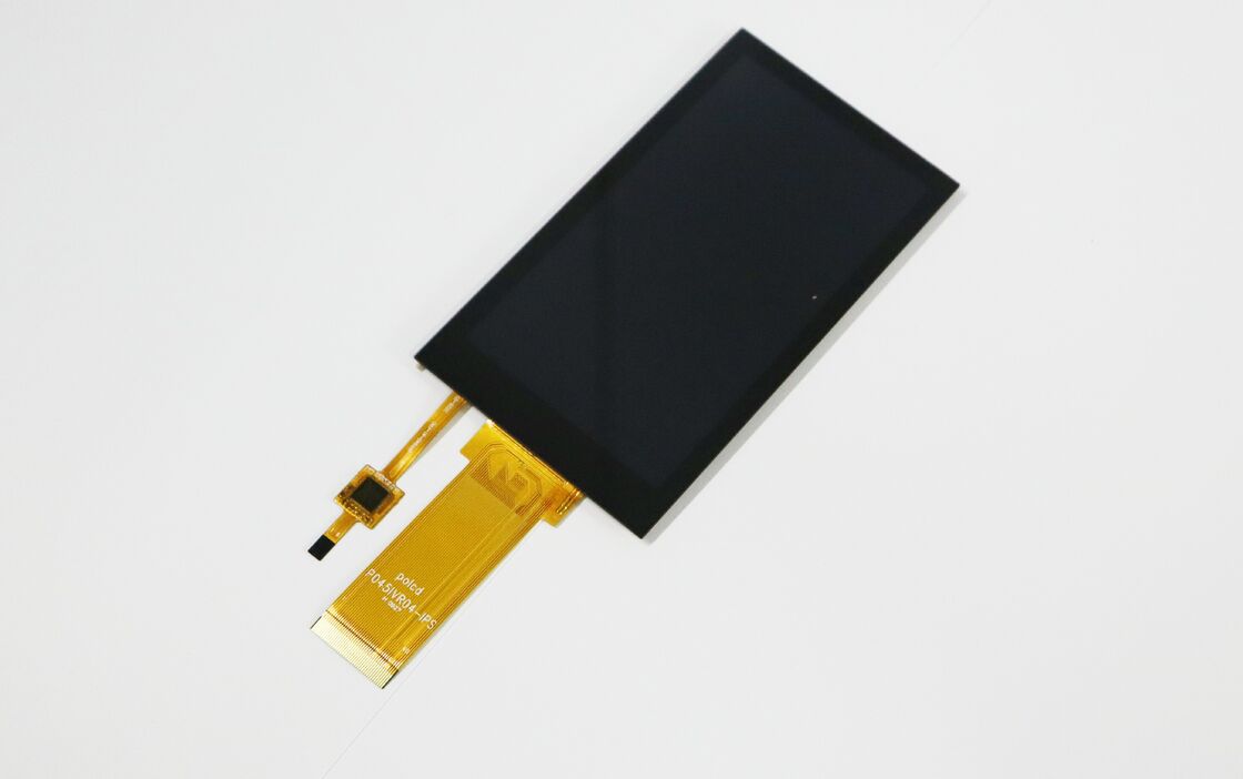 LCD IPS personalizzato Polcd da 4,5 pollici 480x854 con interfaccia RGB a 24 bit e angolo di visione completo per dispositivi industriali