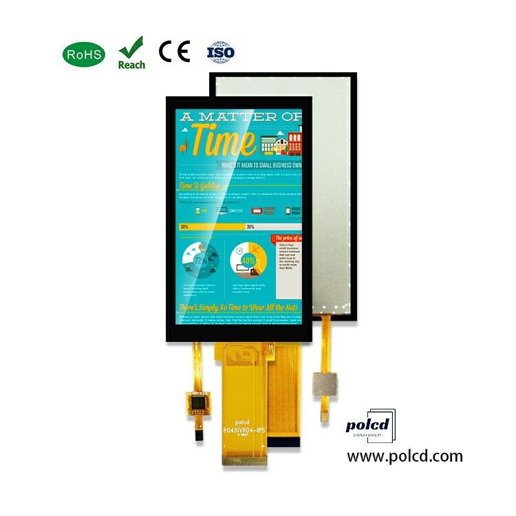 Polcd pannello LCD TFT da 4,5 pollici con 480*854 risoluzione schermo touch capacitivo a colori a 40 pin
