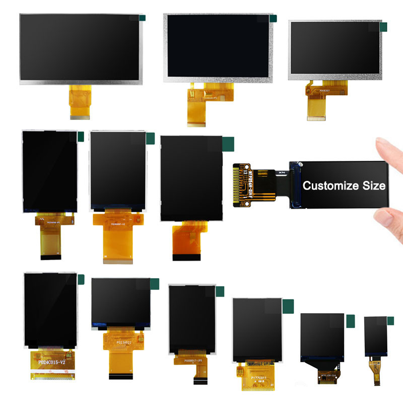 Polcd 80x160 Pixel 0,96 Tft Display 1,5 mm TFT Modulo LCD 400 Nit
