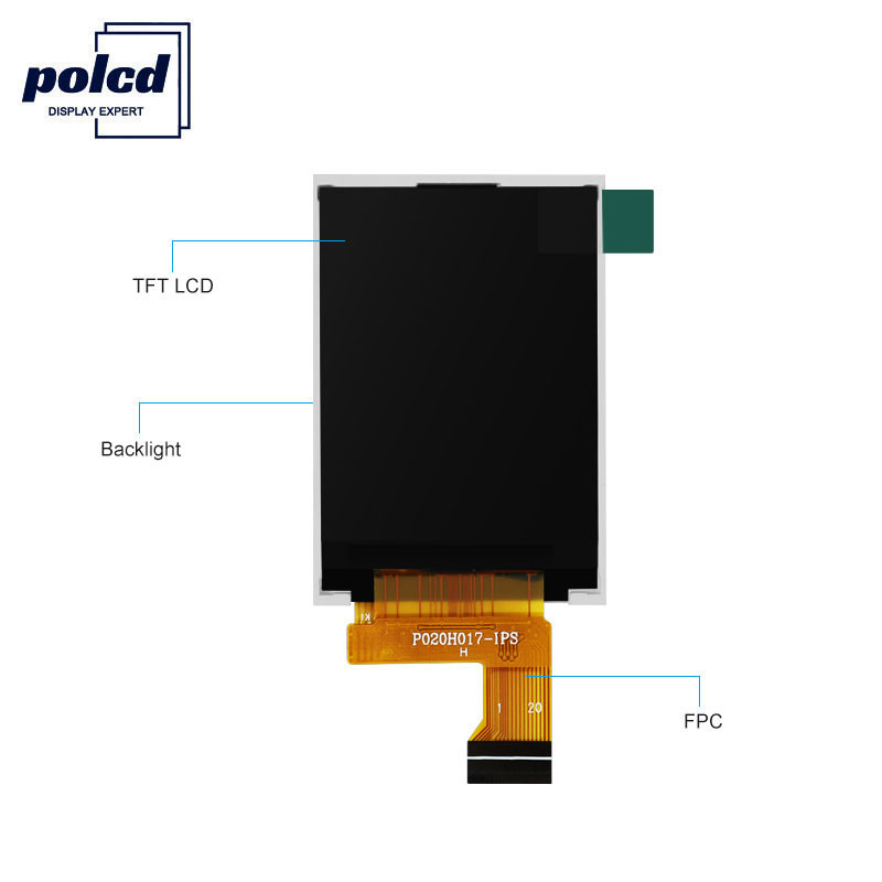Polcd 262K 2.4Mm Schermo LCD da 2 pollici ST7789V IPS TFT Display LCD 240X320