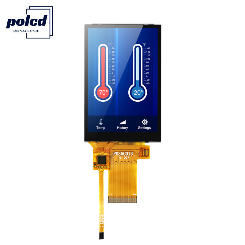 Polcd 450 Nit 3,5 Tft display 16 bit 320X 480 pannello touch LCD RoHS
