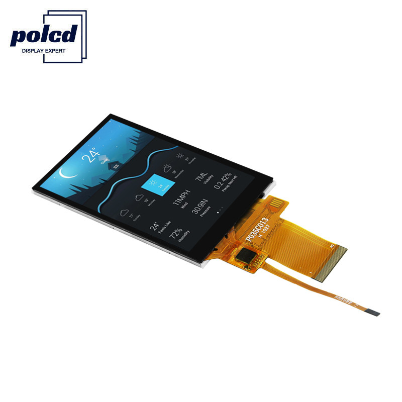 Polcd 450 Nit 3,5 Tft display 16 bit 320X 480 pannello touch LCD RoHS