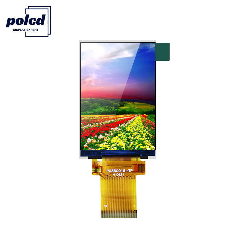 Polcd ILI9488 Display Tft Lcd 12 0'CLOCK 3.5 Tft Lcd Raspberry Pi 48.96mm
