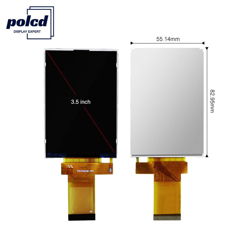 Polcd 350 Nit 800X480 Display a 5 pollici Ips Display 153 * 153 Um RGB Ips Tft a 18 BIT