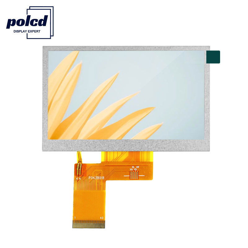 Polcd 24 bit RGB LCD a 4,3 pollici 800x480 TFT Display LCD 53,86 mm industriale