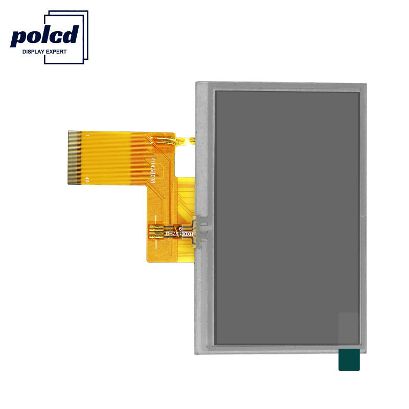 Touch screen resistivo dell'esposizione 800X480 TFT dell'affissione a cristalli liquidi di Tft a 4,3 pollici di luminosità 300 di Polcd