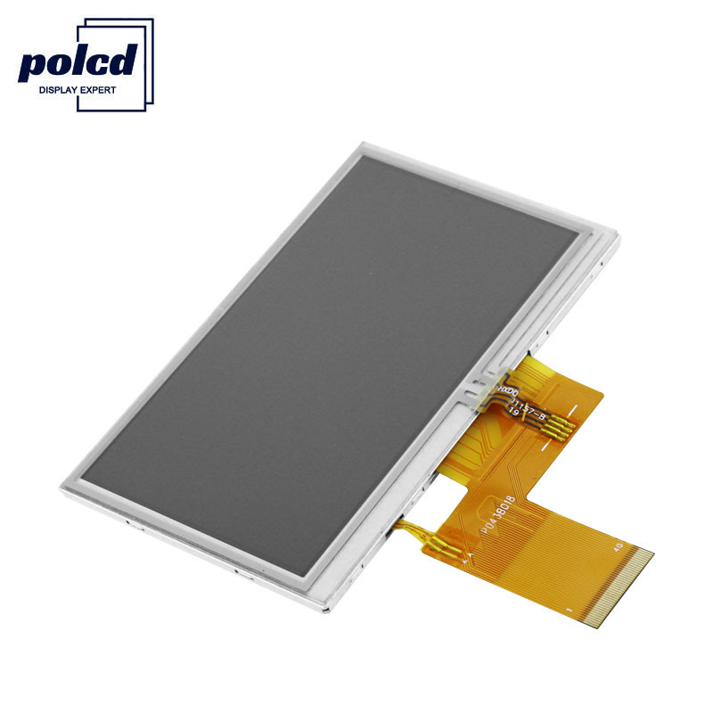 Schermo attivabile al tatto capacitivo di Tft di 300 pidocchi dell'esposizione a 4,3 pollici del bit di Polcd RGB 24