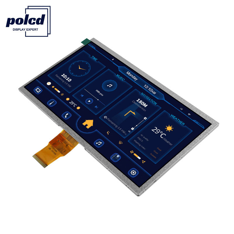 Polcd Risoluzione 1024X600 Display LCD da 10,1 pollici EK79001 Tft Display Module 750 Nit