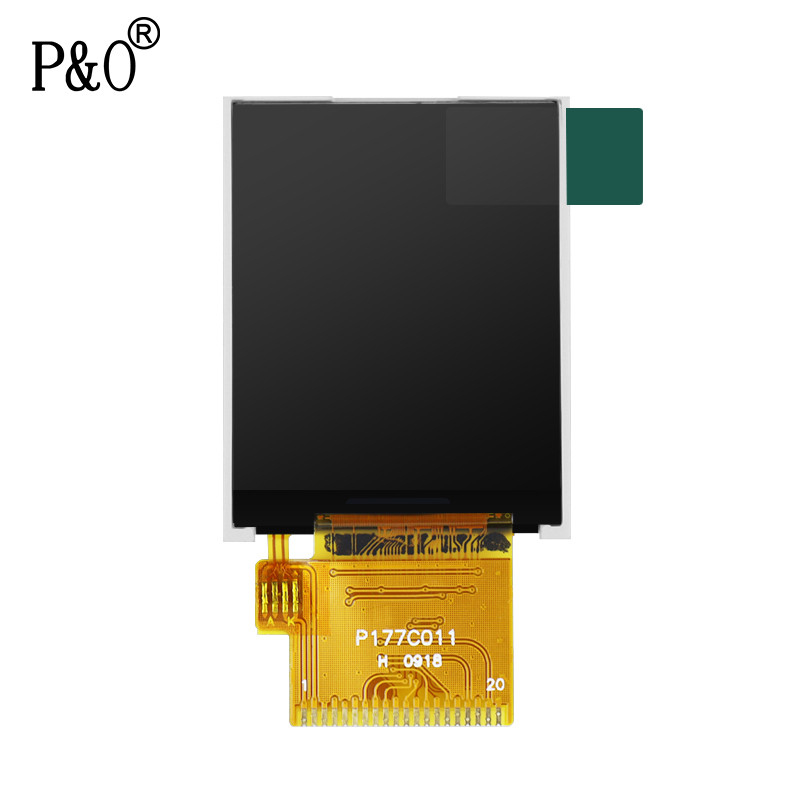 Risoluzione 128*160 di Polcd esposizione LCD TFT dell'affissione a cristalli liquidi ST7735S TFT da 1,77 Tft per l'annuncio pubblicitario