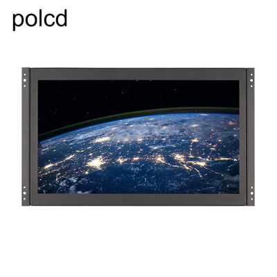 Porta VGA industriale incastonata fissata al muro di IPS HDMI del monitor LCD a 15,6 pollici del metallo di Polcd