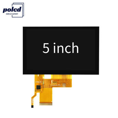 Il modulo a 5 pollici del touch screen di PCT TFT LCD visualizza l'interfaccia di RGB 24bit