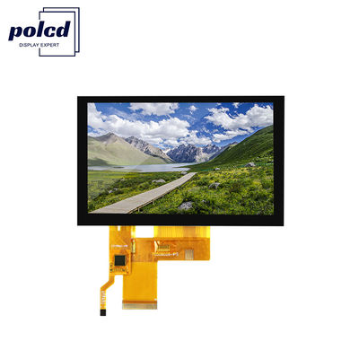 5 pollici Tft LCD con schermo touch capacitivo ad alta luminosità 800x480 Risoluzione Rgb Interfaccia Ips