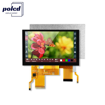 5 pollici Ips Tft Display LCD Transmissive Screen 24 bit Interfaccia RGB 800*480 Visualizzazione