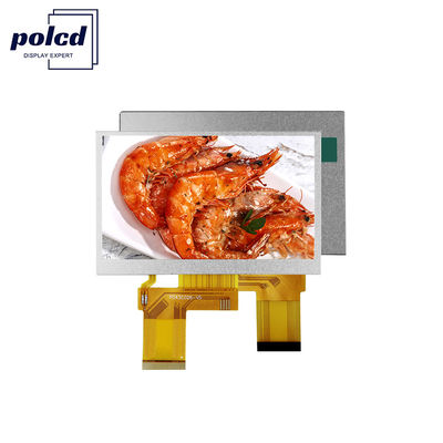 480x272 Risoluzione 4,3 pollici Tft Display LCD Rgb Interfaccia Ili6485 Ic Ctp