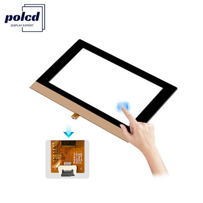 Polcd Custom 10,1 pollici CTP 16:9 GT911 GG trasparente vetro touch screen pannello touch capacitivo