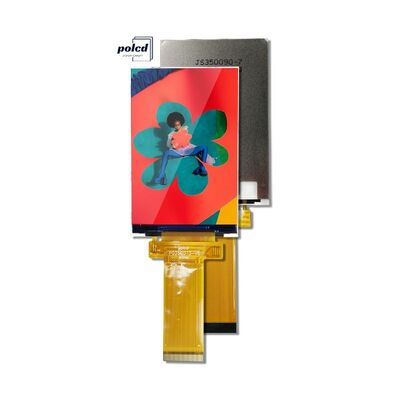 Polcd LCM fabbrica 3,5 pollici 320*480 Mcu Spi interfaccia 300 nit TFT LCD Modulo capacitivo touch panel Display