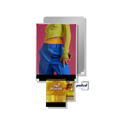 Display TFT ad alta luminosità Polcd da 2,4 pollici, IC driver ST7789v, MCU 8080