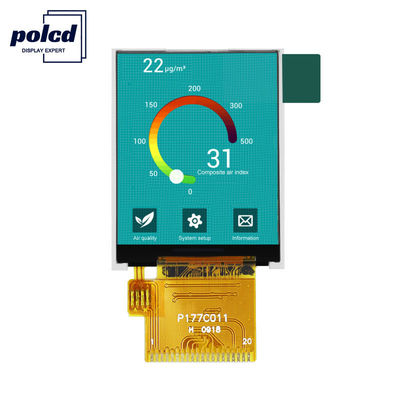 Polcd 1,77 pollici Tft 128*160 Colore 262K Rgb Display LCD normalmente nero