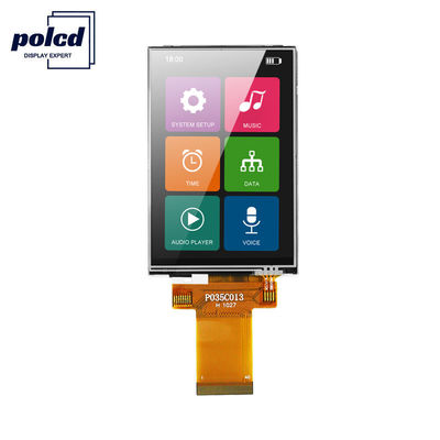 Polcd 8080 MCU 320X480 LCD 3,5 pollici 450 Nit TFT Touch Screen 12 0'CLOCK