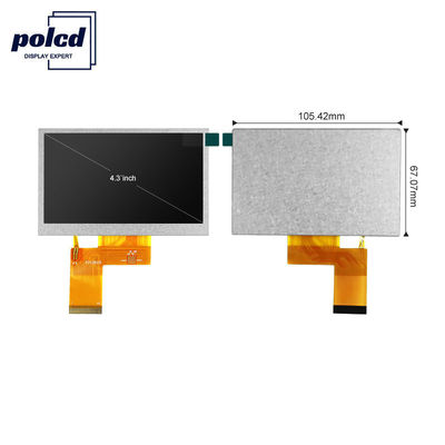 Polcd ST7262E43 Touch screen capacitivo a 4,3 pollici 40 Pin LCD 800x480 300 Nit