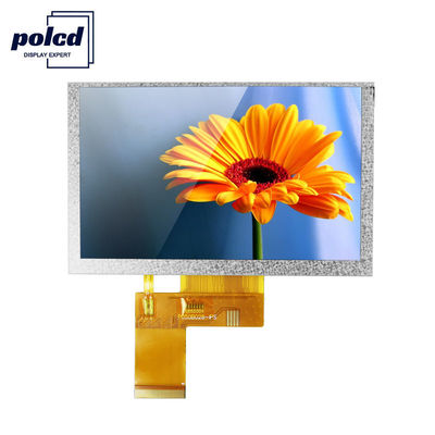 Polcd RoHS TFT IPS Display 300 Nit Display touch screen da 5 pollici